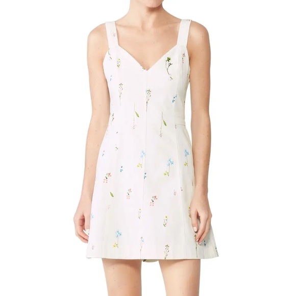 Parker Dresses & Skirts - Parker floral denim mini dress